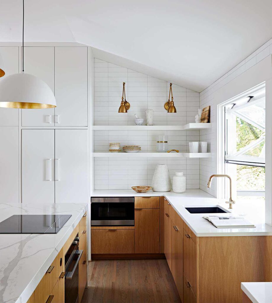 modern bright kitchen