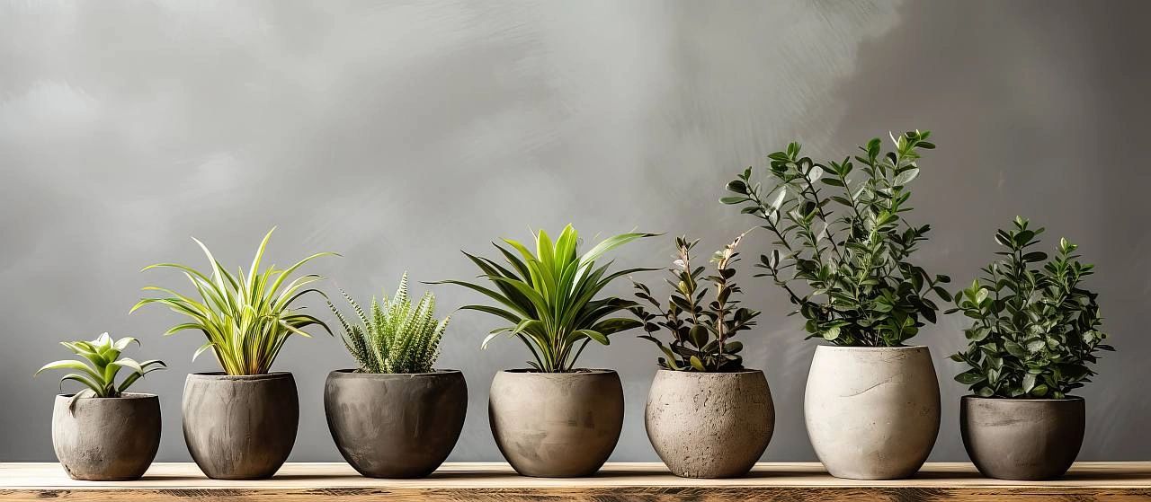 planters with natural plants planters with natural plants