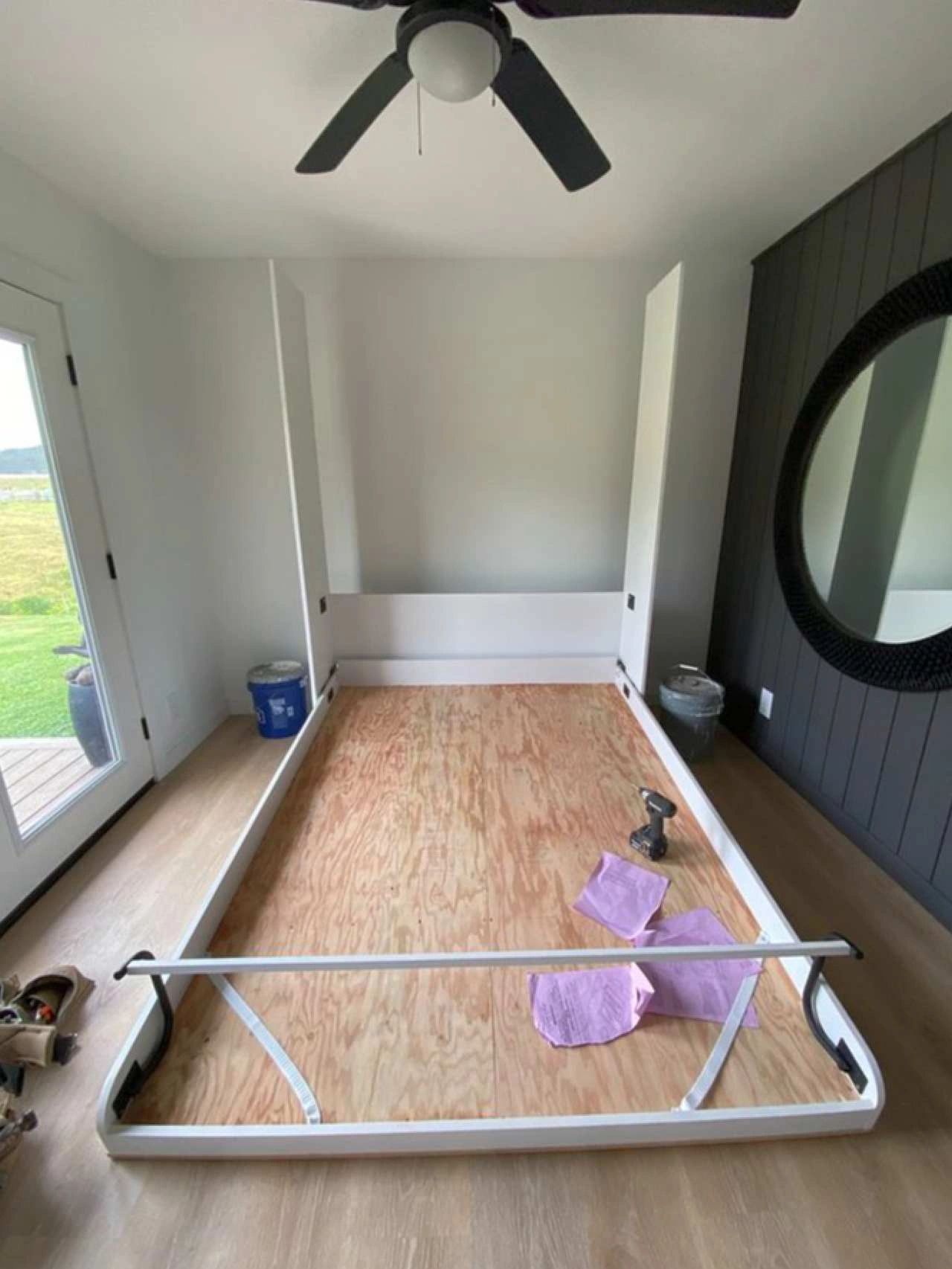 Installing a DIY murphy bed kit Installing a DIY murphy bed kit