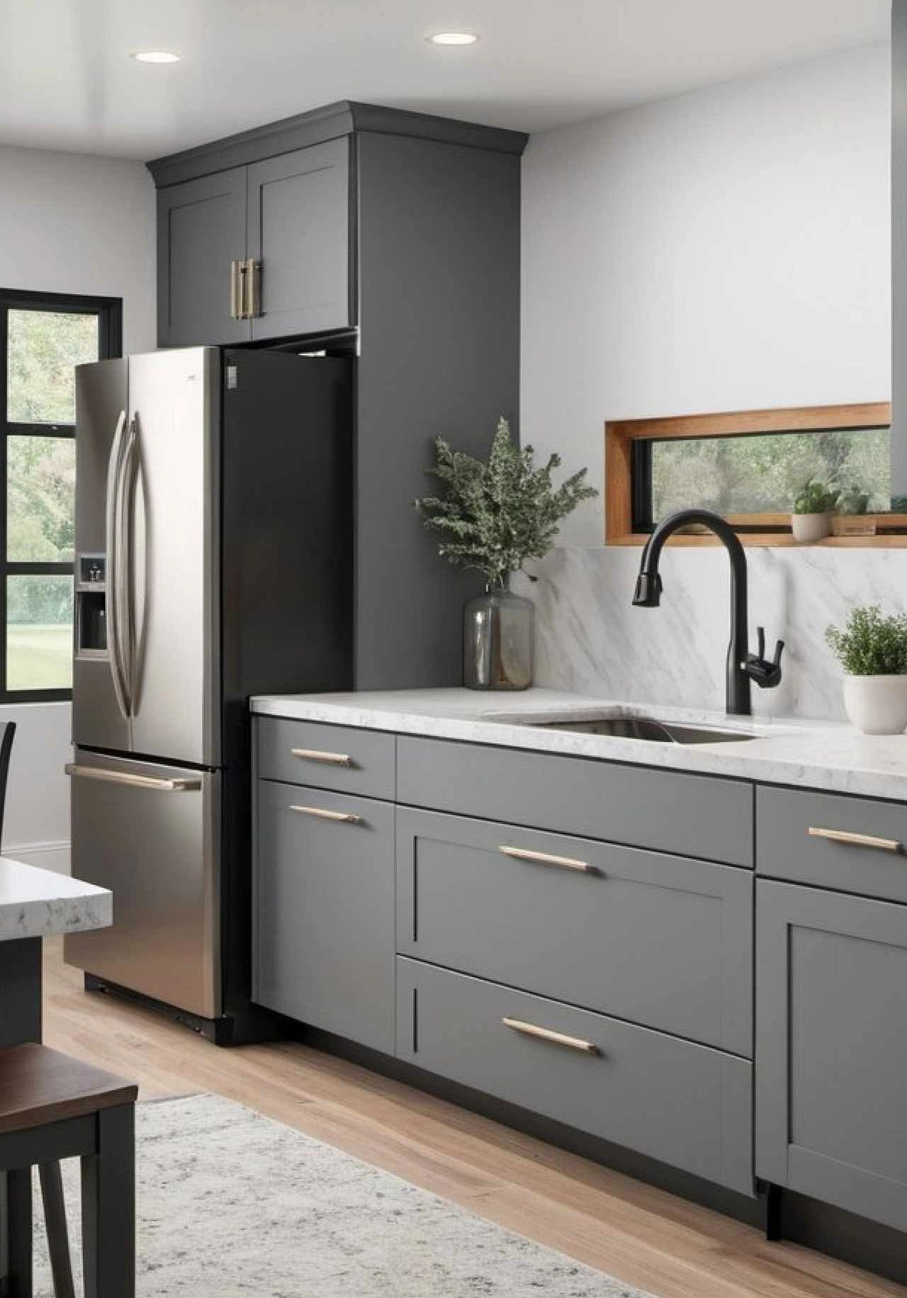 organic modern kitchen with earthy green gray cabinets organic modern kitchen with earthy green gray cabinets