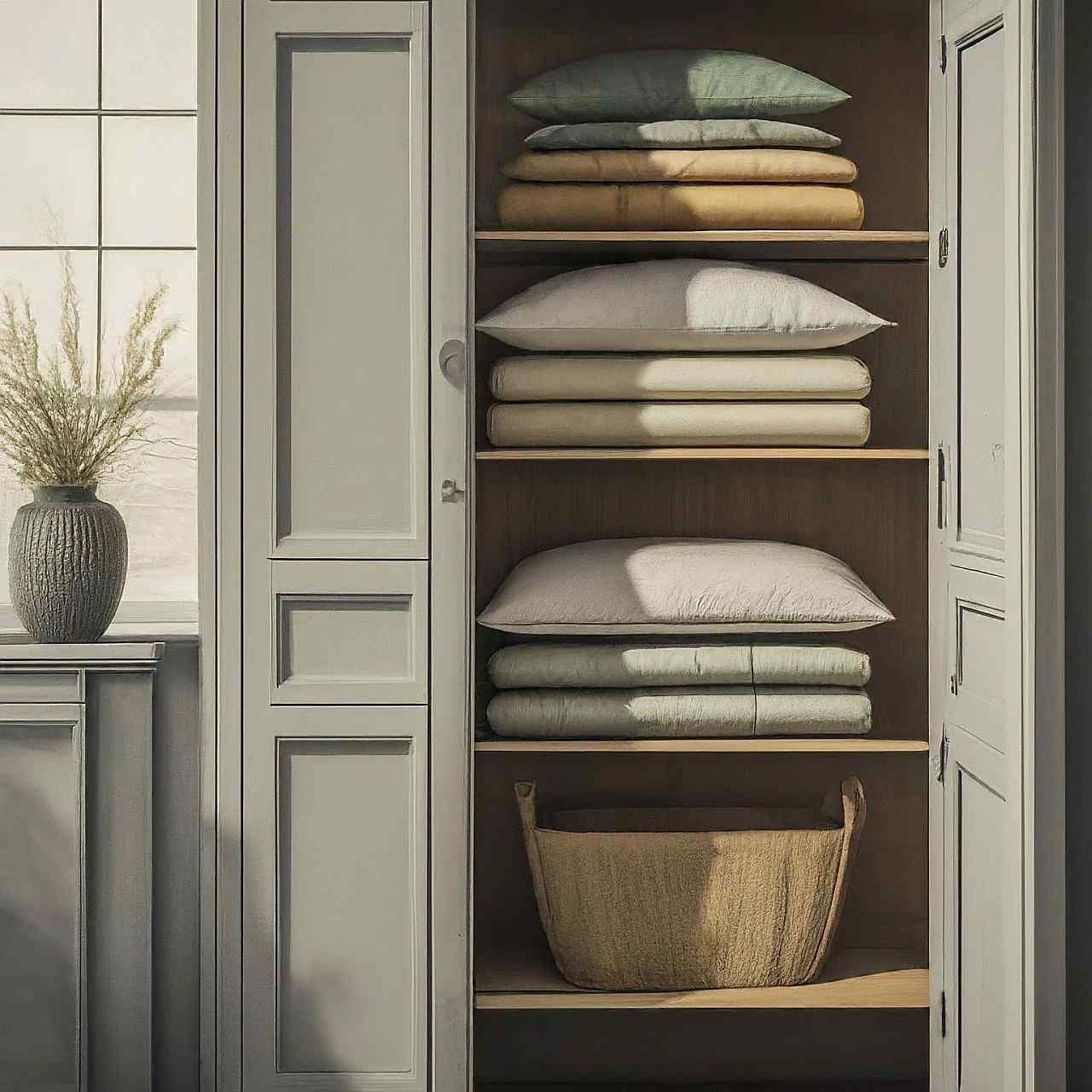 bedding storage cabinet